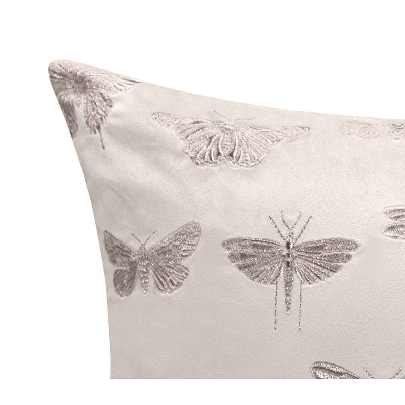 Edie At Home Butterflies & Moths Decorative Throw Pillow 13x20