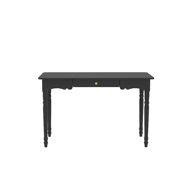 47" Computer Desk Wood Writing Desk with a File Drawer Office Desk