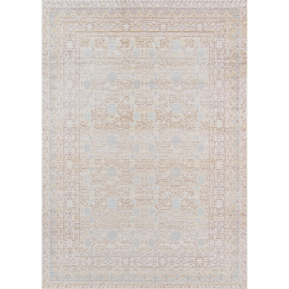 Skyline Decor Blue Isabella Rugs in Rectangle Shape - Big