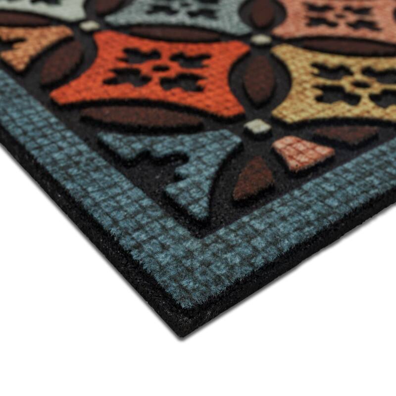 Mohawk Home Clementine Basket Multi 1'11" X 2'11" Door Mat - 1'11" x 2'11"