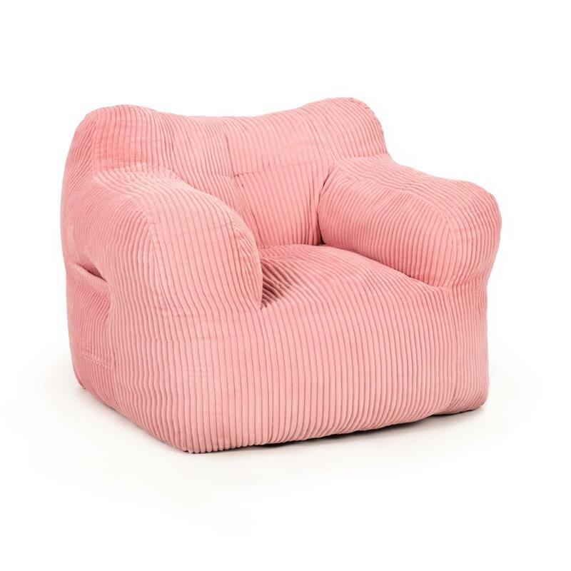 Pamapic Bean Bag Chair, Soft Corduroy Lazy Large Bean Bag Couch