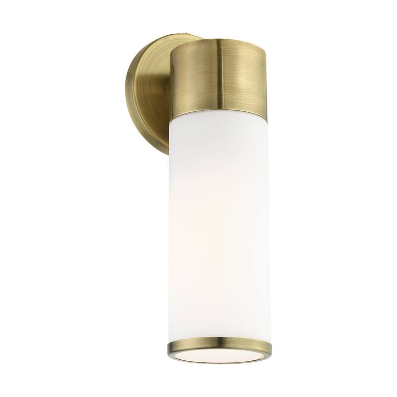 Livex Lighting 1 Light ADA Single Sconce, 16561-01 - 4.25" W x 11.25" H x 3.9" Ext.