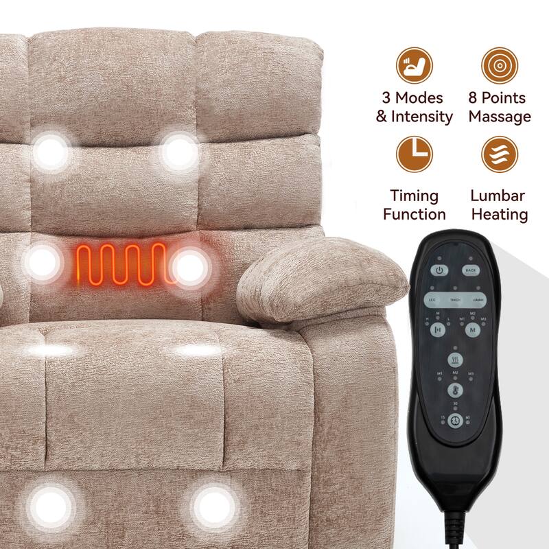 3-Seat Sofa with Hidden Chaise Storage & Cloud-Like Cushions