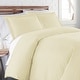 preview thumbnail 31 of 118, Vilano Comfort Premium Ultra-soft 3-piece Duvet Cover Set Off White - 2 Piece - Twin