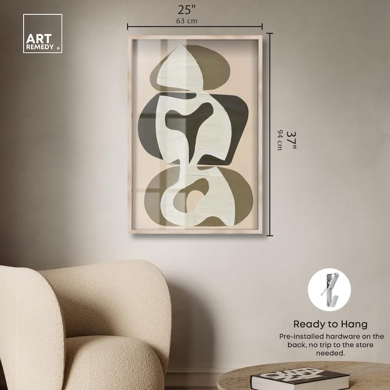 Shapes of Sage II Shadowbox by Art Remedy