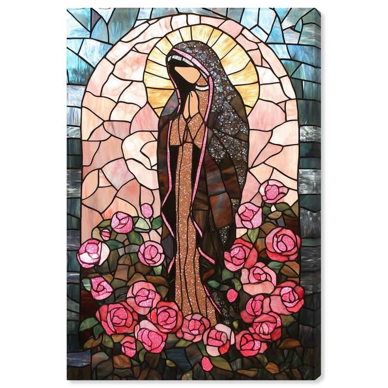 Glass Rosarium Guardian Canvas by Art Remedy, Gallery Wrapped - 30" x 45"