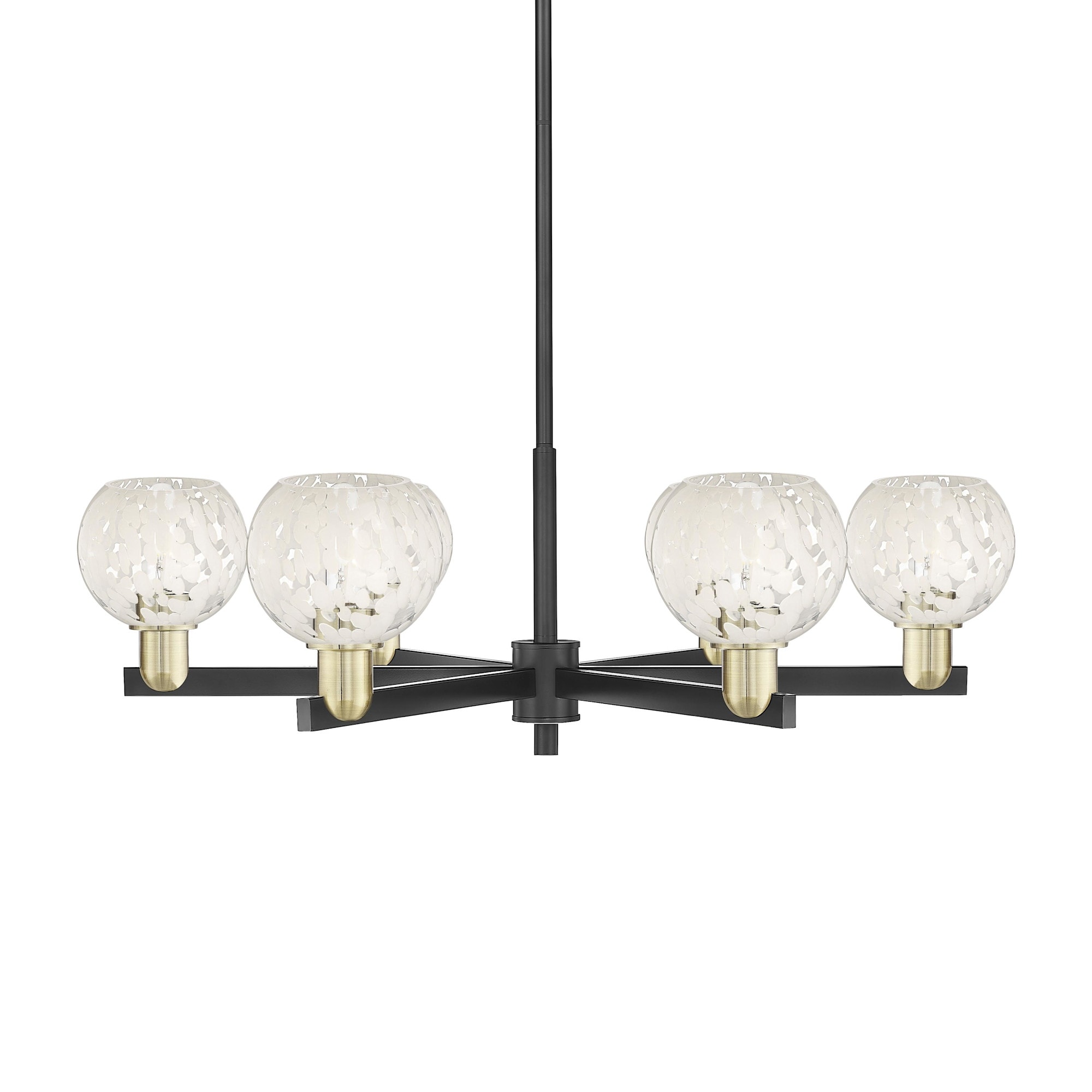 Innovations Lighting 716-6CR-10-36 White Mouchette Chandelier White