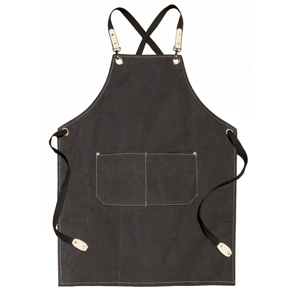 Canvas Apron for Crafting Woodwork Bartending Kitchen Grill BBQ