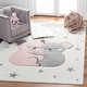 preview thumbnail 9 of 50, SAFAVIEH Carousel Kids Iana Koala Hug Rug 2' x 3' - Ivory/Pink - Rectangle