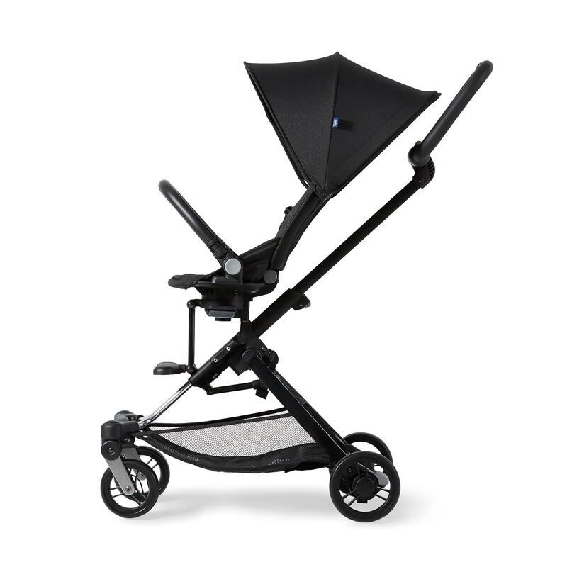 On-the-Go 3-in-1 Lightweight Stroller, Bubble Black