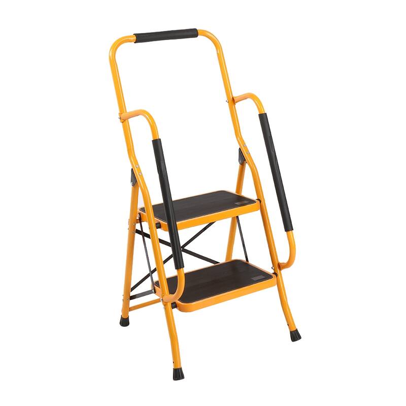 Foldable 2 Step Ladder Step Stool, 330 lb. Capacity