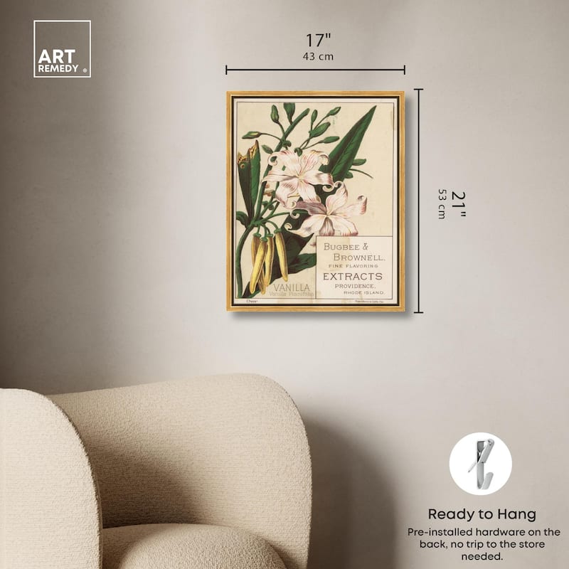 Vanilla Planifolia Canvas by Art Remedy