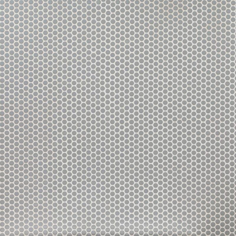 Ackland AKM-P-11X12PRG-CA 12" x 13" Porcelain Penny Floor and Wall - Stone