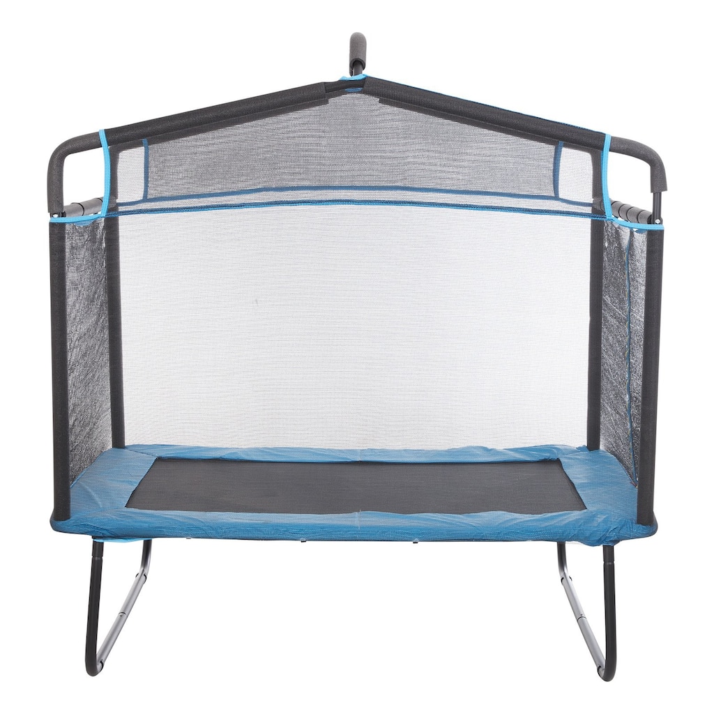 6 Feet Indoor-Outdoor Toddlers Trampoline with Safety Enclosure Net and Metal Frame