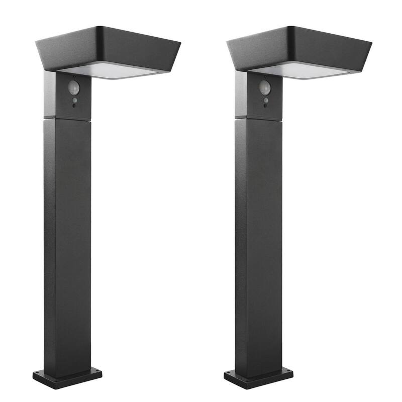 2-Pack Solar Outdoor Light Pathway Dusk to Dawn Garden Lighting 1985 - 1985-600-2B - 1985-600-2B