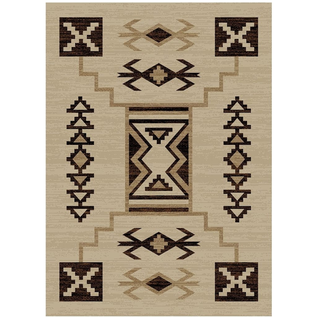 American Destination Mission Viejo Ivory Lodge Area Rug