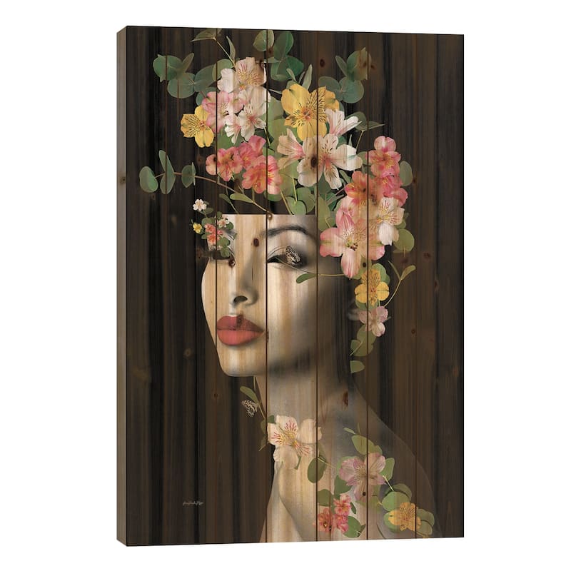 Mikka Print On Wood by Ana Paula Hoppe - Multi-Color - 40x26x1.5