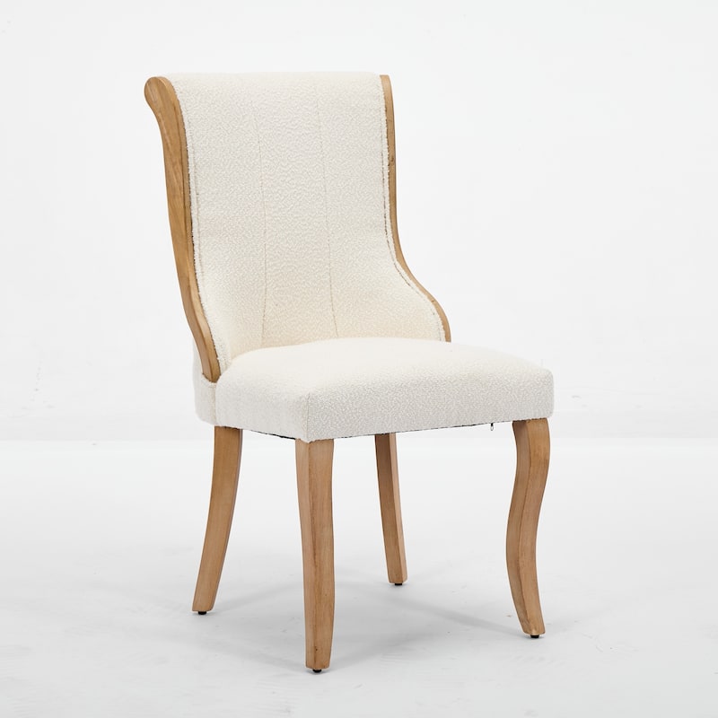 Modern Velvet Dining Chairs, Upholstered Dining Accent Chair, Set of 2