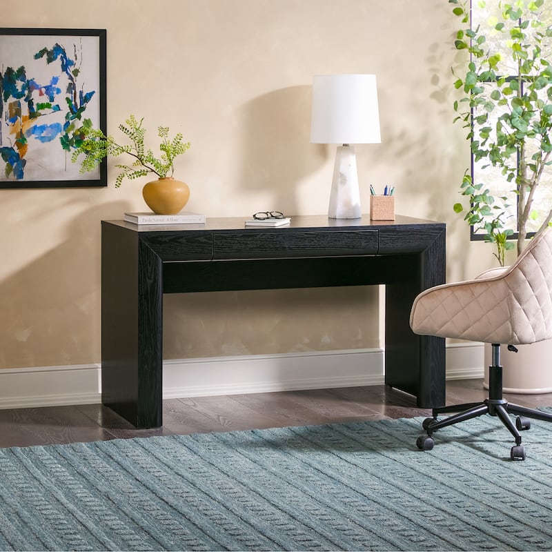 Walker Edison Modern Waterfall Writing Desk