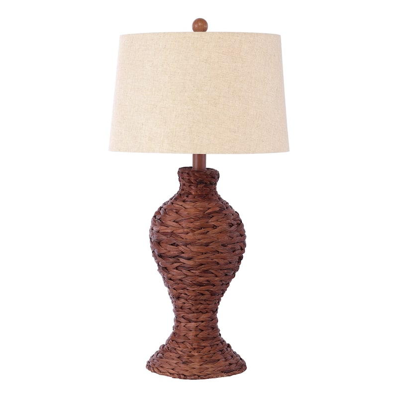 January 31" Seagrass Weave LED Table Lamp, by JONATHAN Y