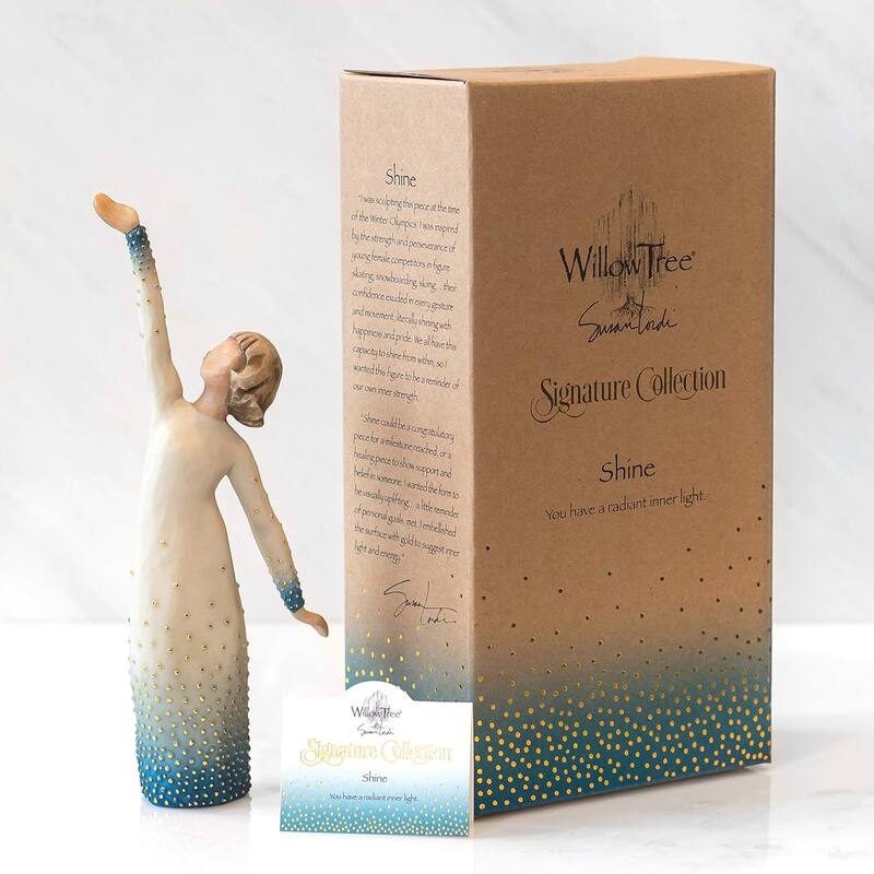 Willow Tree Shine, You Have a Radiant Inner Light, 8-inch Sculpted Figure