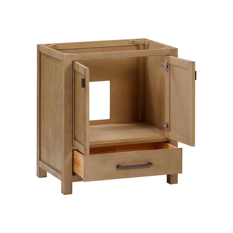 Avanity Modero 30 in. Single Sink Bathroom Vanity with Carrara Marble Top - 31"W x 22"D x 35"H