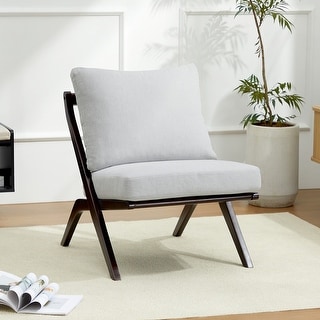 Modern Minimalist Solid Wood Lounge Chair
