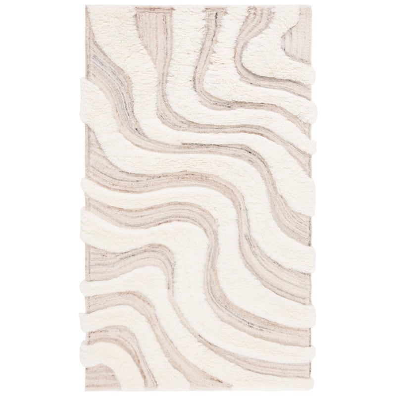 SAFAVIEH Handmade Casablanca Benine Shag Wool Rug