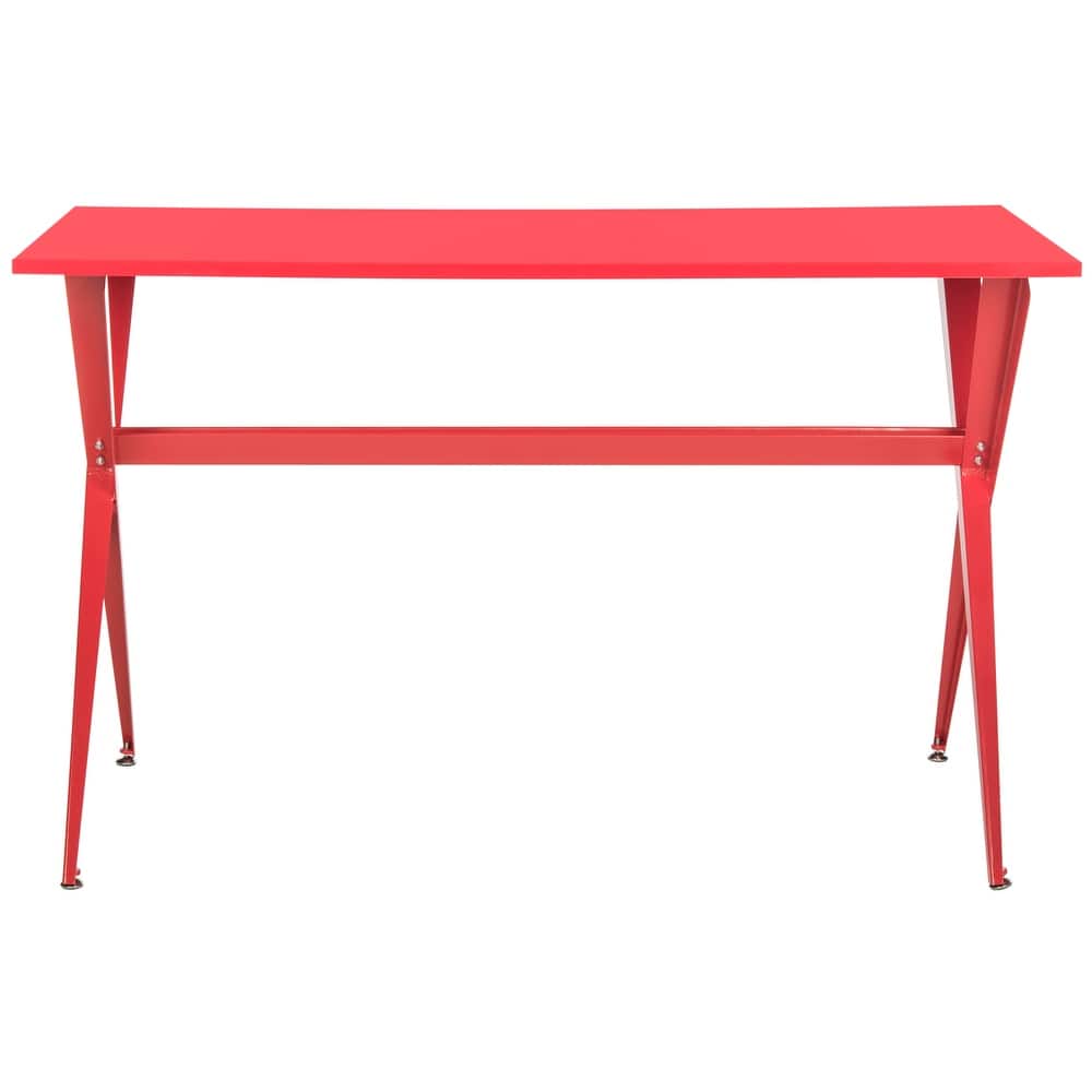 SAFAVIEH Lynette Mid-Century Modern Red Desk