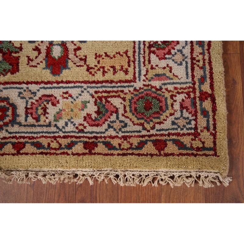 Floral Oushak Oriental Accent Rug Handmade Wool Carpet - 3'0"x 4'10"