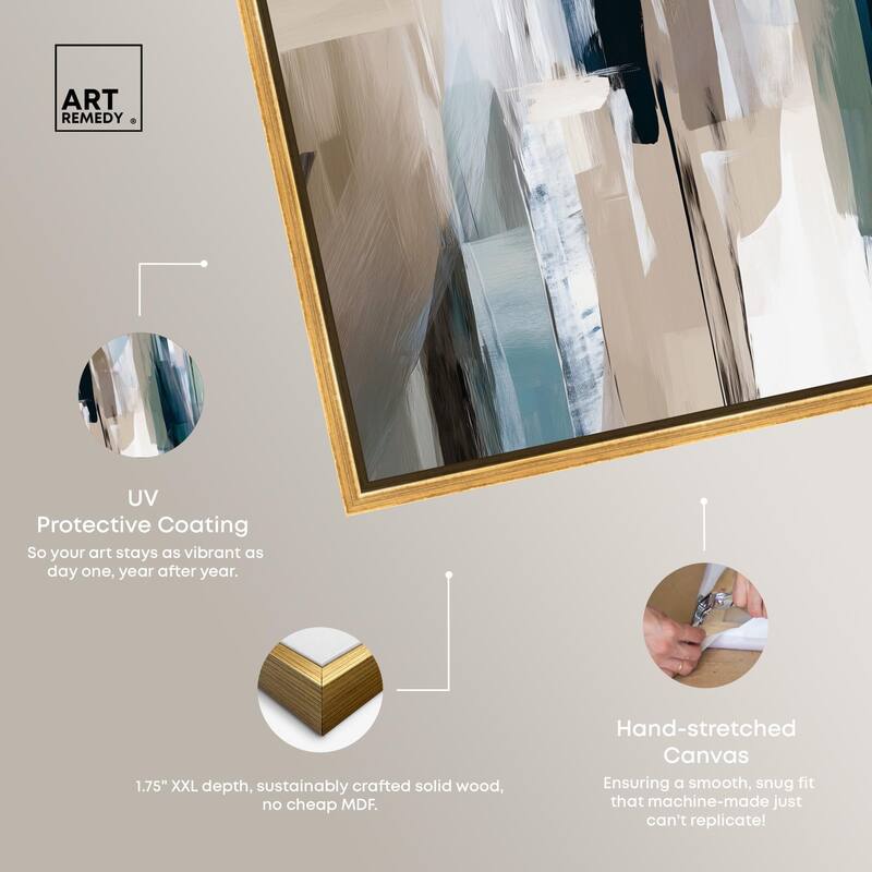 Color Columns Canvas by Art Remedy