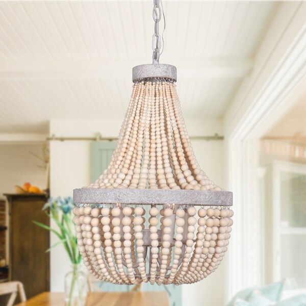 Beaded farmhouse hotsell chandelier