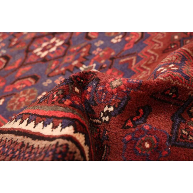 ECARPETGALLERY Hand-knotted Andelz Dark Red Wool Rug - 3'5 x 6'7