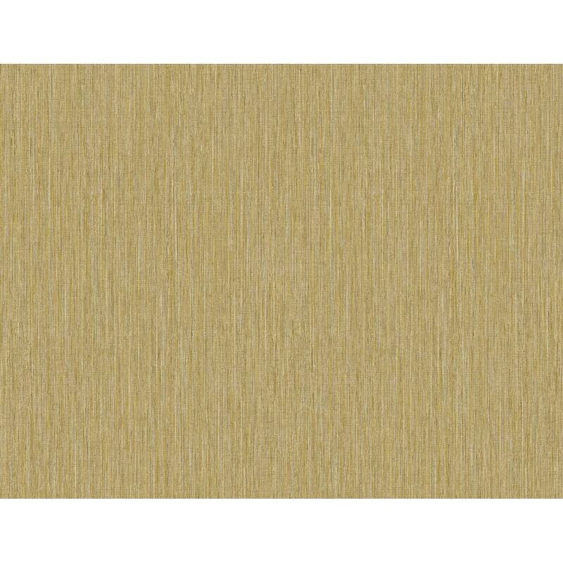 Seabrook Designs Vertical Stria Embossed Vinyl Unpasted Wallpaper - 27 in. W x 27 ft. L - Antique Gold
