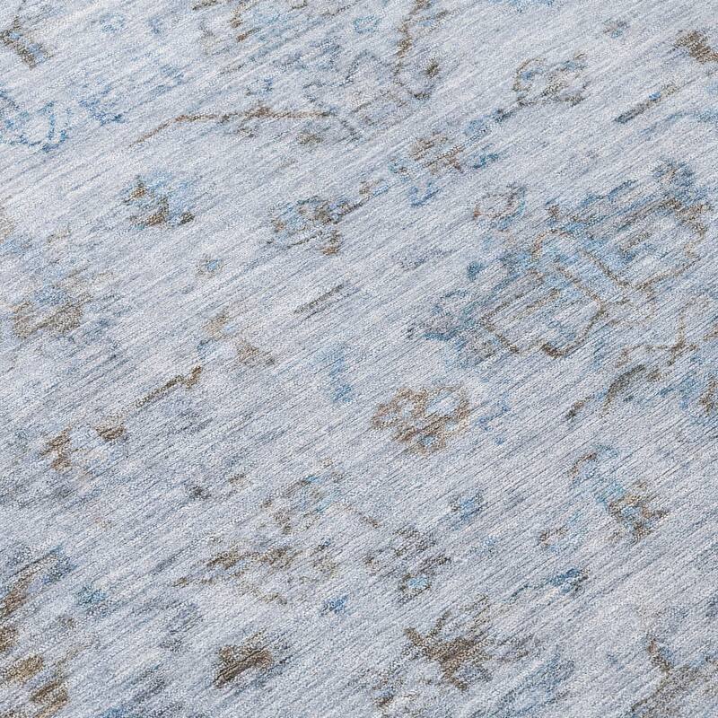 Machine Washable Indoor/ Outdoor Traditional Chelsea Chantille Rug