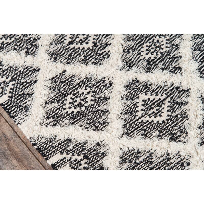 Momeni Harper Hand-woven Trellis Pattern Wool Contemporary Area Rug