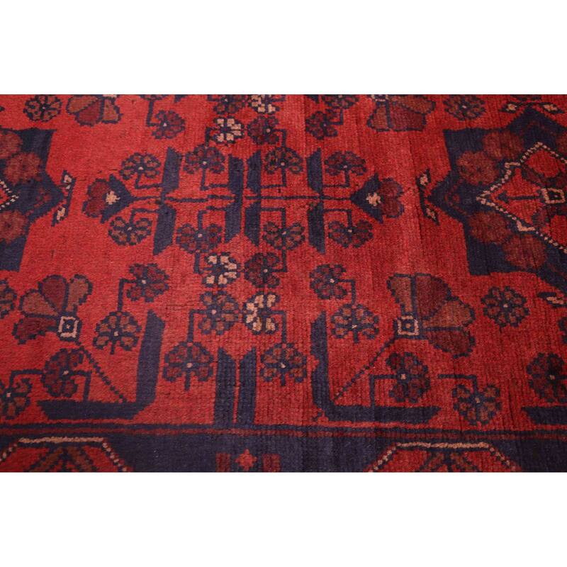 ECARPETGALLERY Hand-knotted Finest Khal Mohammadi Red Wool Rug - 2'8 x 9'2