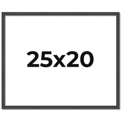 25x20 Frame Brown Picture Frame - Complete Modern Photo Frame Includes