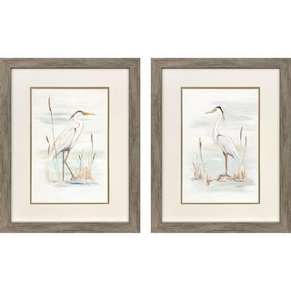 Paragon Heron Stance Framed Art - Set of 2