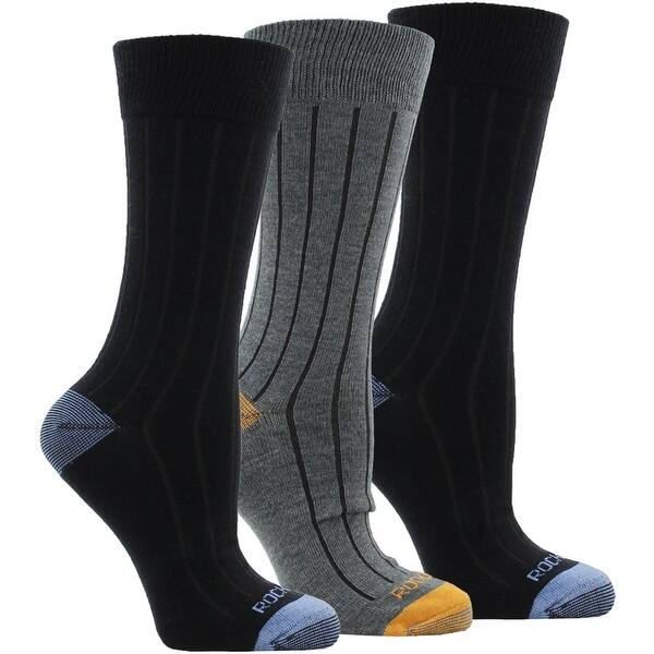 Shop Rockport Mens Ribbed Crew Socks 3 Pack Casual Socks Crew