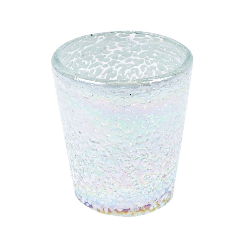 Novica Handmade Frosted White Handblown Recycled Glass Tumblers (Set Of 6)