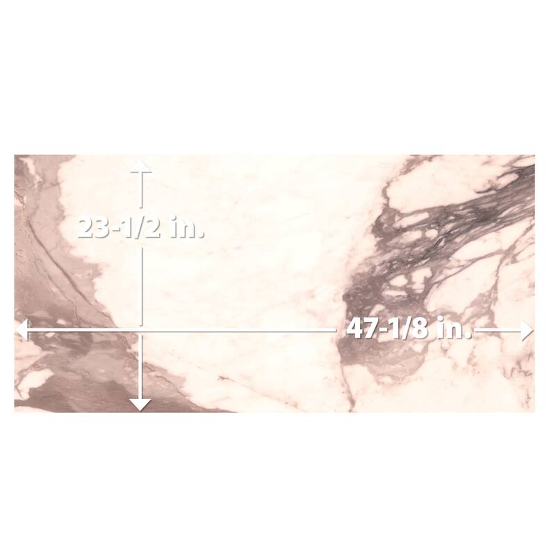 Merola Tile Reve Rose 23-1/2" x 47-1/8" Porcelain Floor and Wall Tile