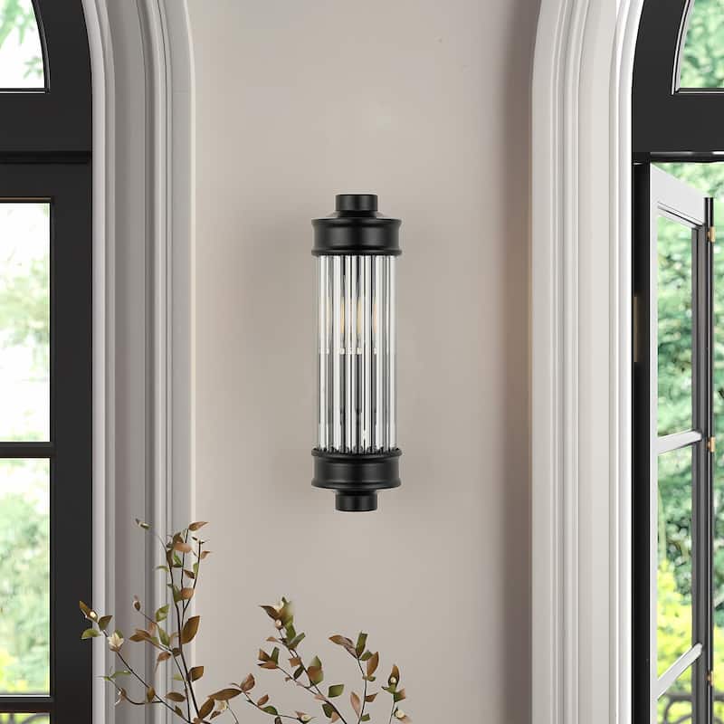 Nordic Postmodern Wall Sconce, European Wall Light in Simple Vintage Glass Crystal