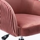 preview thumbnail 15 of 117, Corvus Braff Velvet Upholstered Adjustable Ergonomic Office Chair