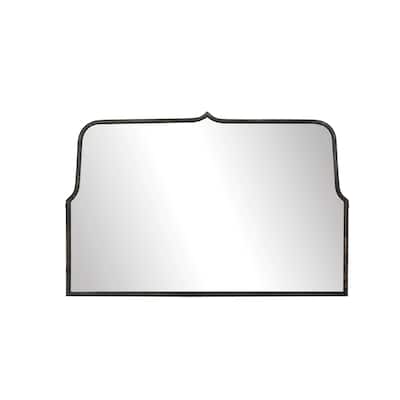Arched Metal Framed Wall Mirror