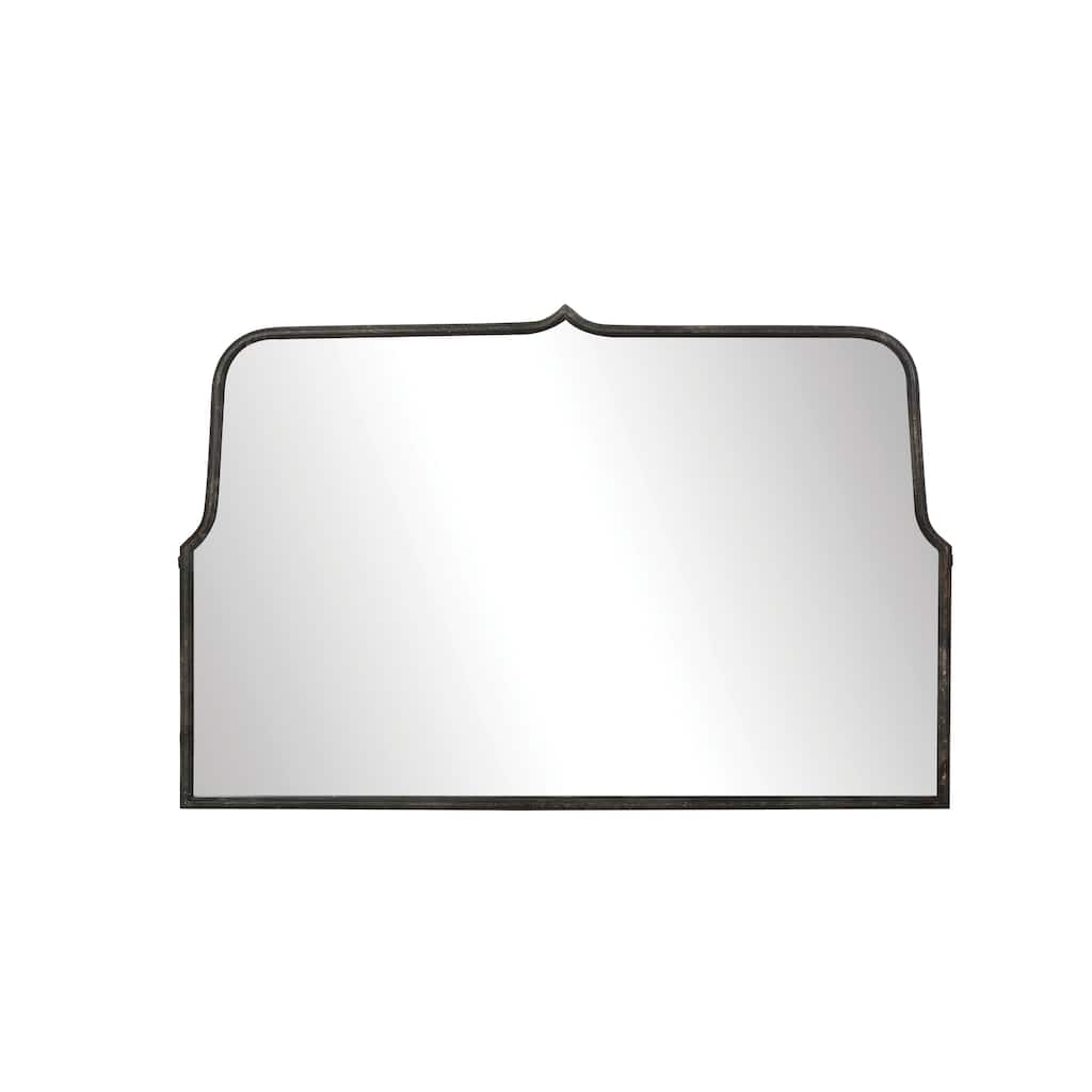 Arched Metal Framed Wall Mirror