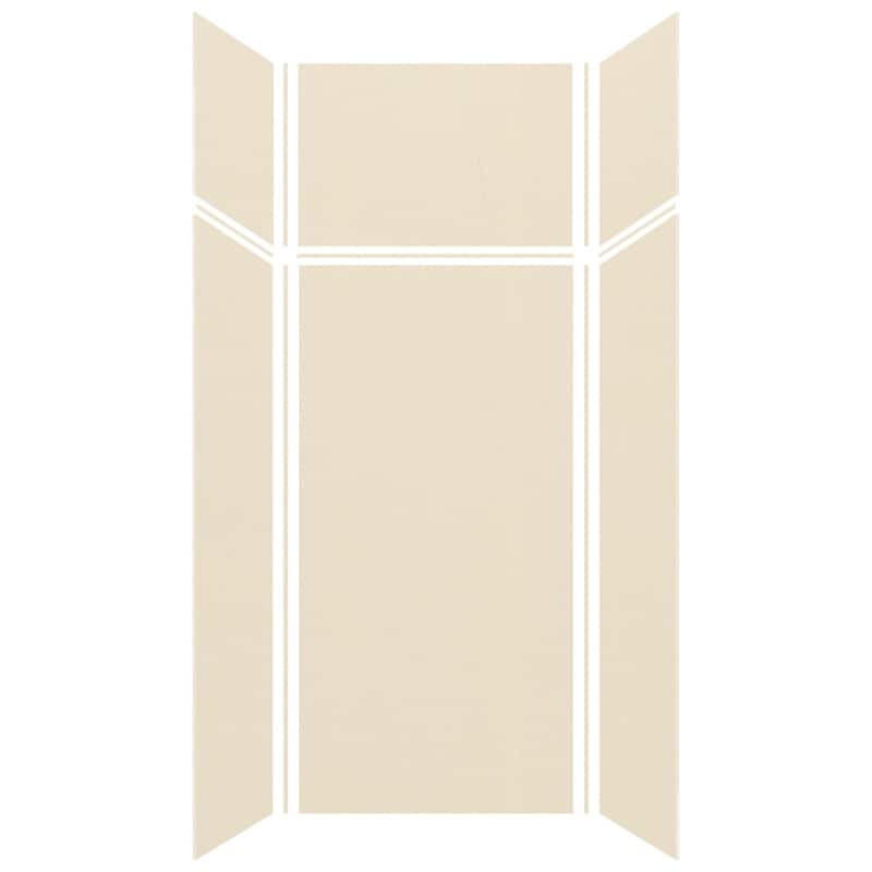 Transolid Expressions 36-in X 36-in X 96-in Glue to Wall Shower Walls - 36" x 36" x 96" - 36" x 36" x 96"