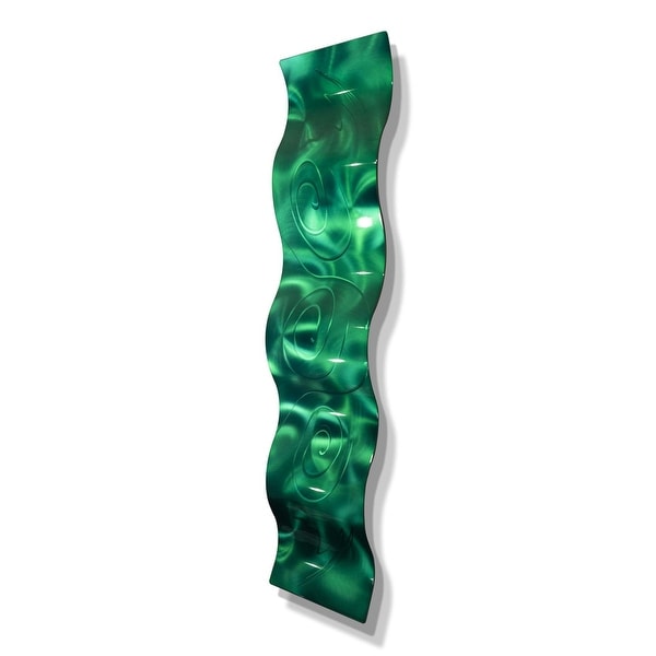 Statements2000 3D Metal Wall Art Accent Wave Sculpture Modern
