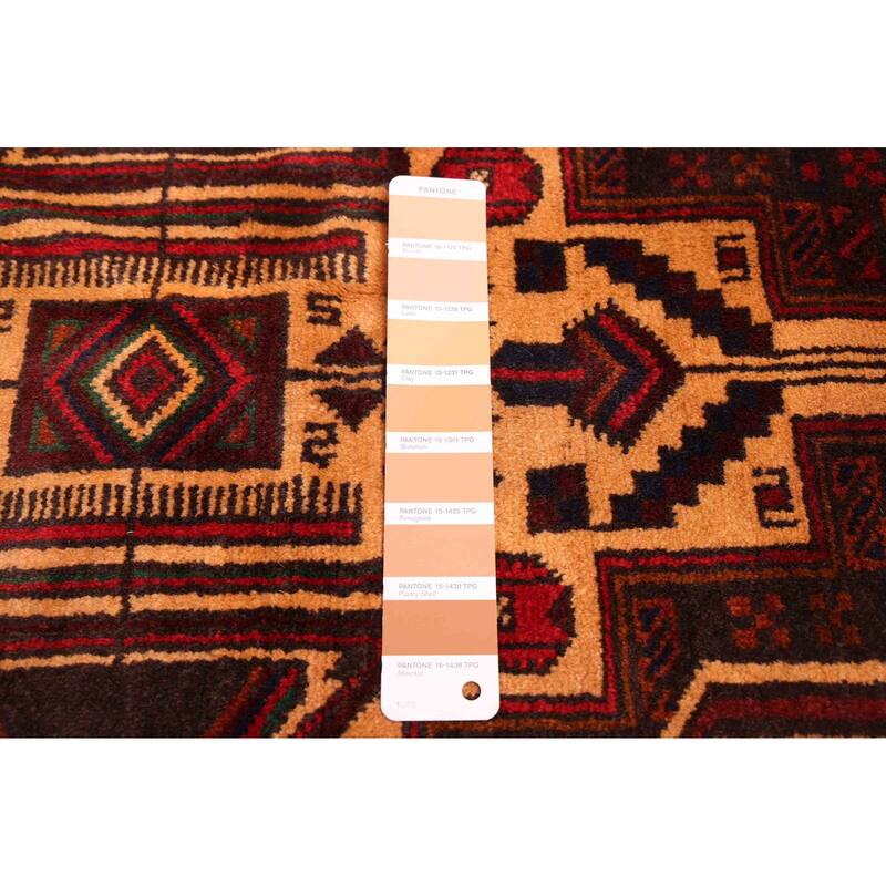 ECARPETGALLERY Hand-knotted Teimani Beige, Brown Wool Rug - 3'9 x 6'0