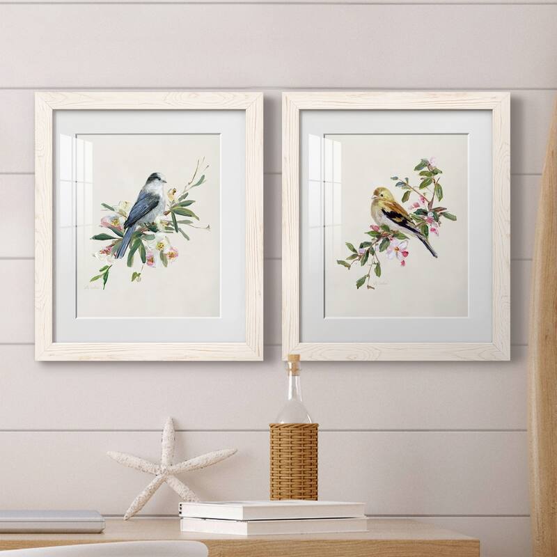 Spring Song Gray Jay-Premium Framed Print - Ready to Hang